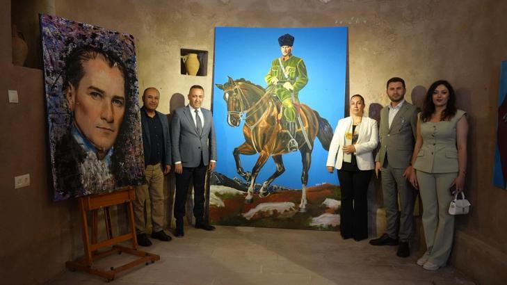 'Deri ve Resim Sergisi' açıldı