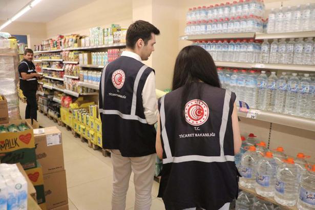 Denizli'de bayram öncesi market denetimi