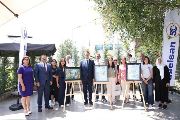 Liselilerin gözünden 'Çevre Resim Yarışması'