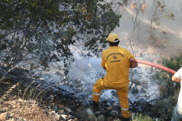Marmaris’te orman yangını (2)