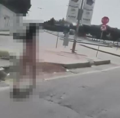 İstanbul - Başakşehir'de sokakta çırılçıplak yürüdü