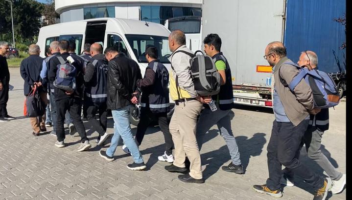 Samsun merkezli 3 ildeki ‘Maydonoz Döner’ operasyonunda 7 şüpheli adliyede