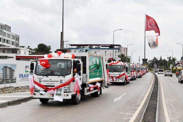 Osmaniye Belediyesi araç filosunu güçlendirdi