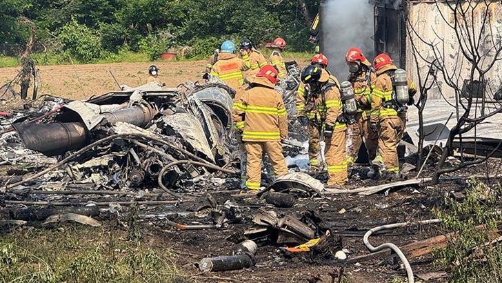 Güney Kore'de düşen donanma uçağındaki 4 kişi hayatını kaybetti