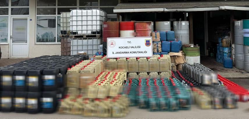 21 bin 600 litre sahte madeni yağ ele geçirildi