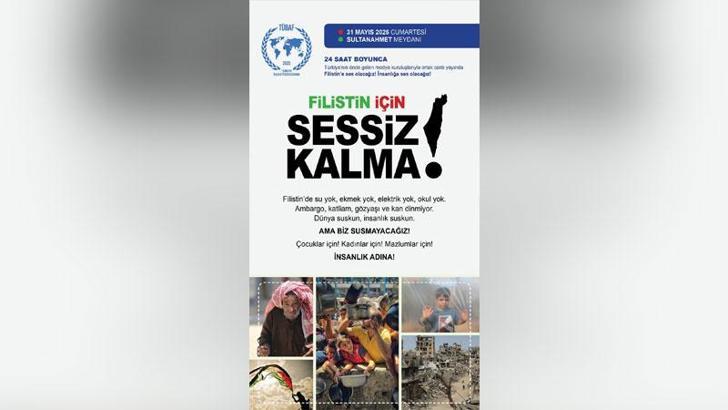 Gazeteciler 'Filistin İçin Sessiz Kalma' nöbetinde
