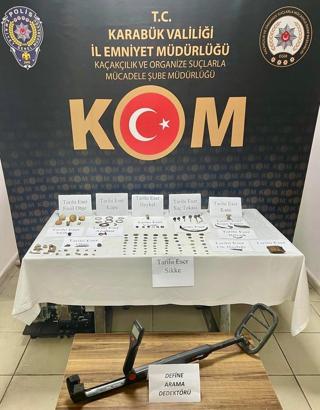 Karabük’te tarihi eser operasyonu