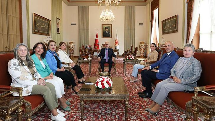 Kurtulmuş, CHP'li Kaya ile İYİ Partili Çömez'i kabul etti