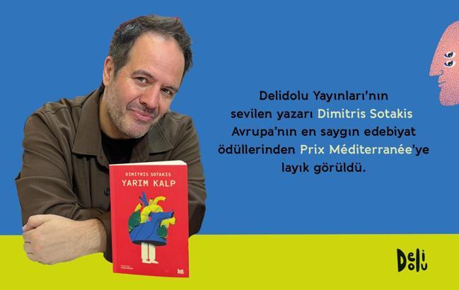 Yazar Dimitris Sotakis, ‘Prix Méditerranée Étranger’ ödülüne layık görüldü