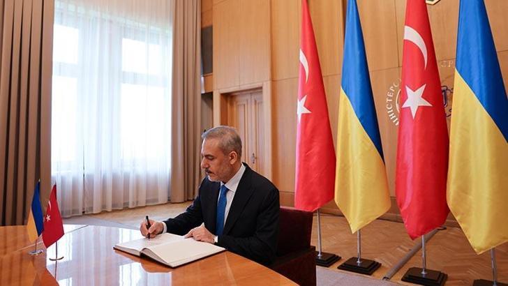 Dışişleri Bakanı Fidan ile Ukrayna Dışişleri Bakanı Sibiha bir araya geldi