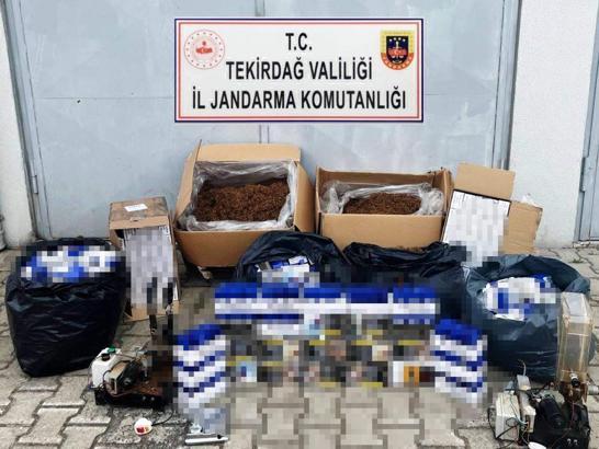 Tekirdağ'da sahte içki ve kaçak sigara operasyonu