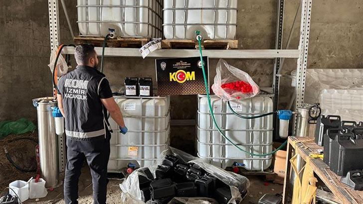 İzmir'de sahte alkol operasyonunda 7 gözaltı