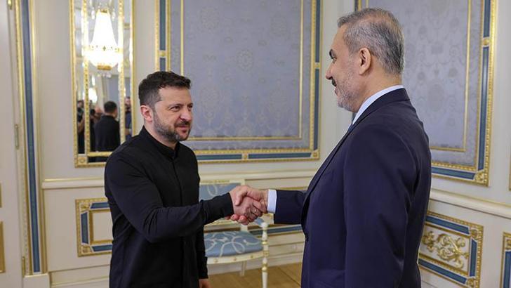 Dışişleri Bakanı Fidan, Ukrayna Devlet Başkanı Zelenskiy ile görüştü