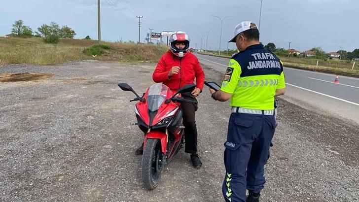 Sakarya'da bir haftada 30 motosiklet trafikten men edildi