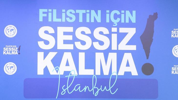 İstanbul- 'Filistin İçin Sessiz Kalma' programı başladı