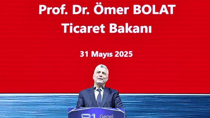 Bakan Bolat, TOBB 81'inci Mali Genel Kurulu'na katıldı