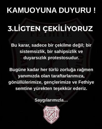 TFF 3'üncü Lig'e çıkan Bursa temsilcisi, ligden çekilme kararı aldı