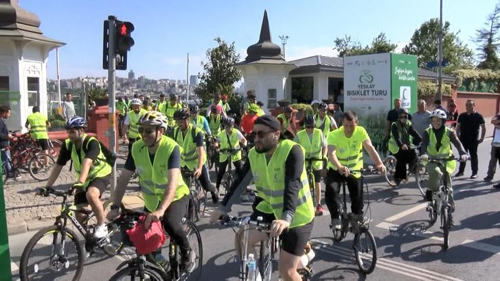 İstanbul - Tarihi Yarımada'da 12'nci Geleneksel Yeşilay Bisiklet turu