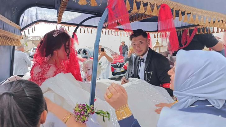 Gelin arabası payton oldu