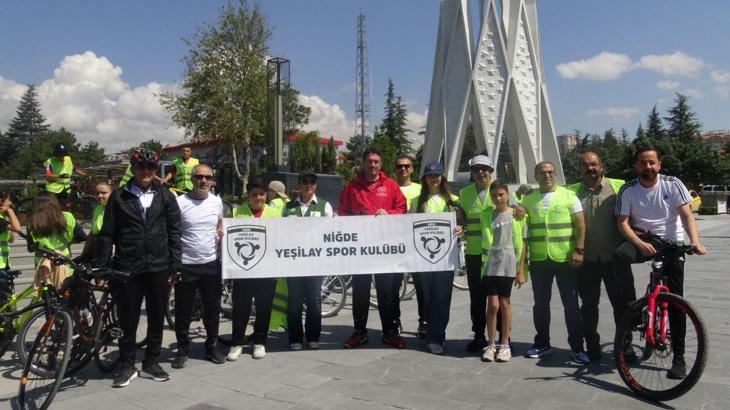 Niğde’de 12'nci Yeşilay Bisiklet Turu yapıldı
