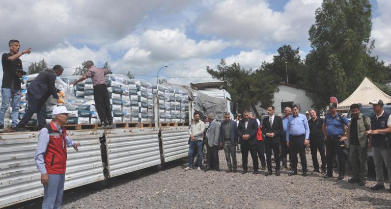 İslahiye’de 9 ton soya tohumu dağıtıldı