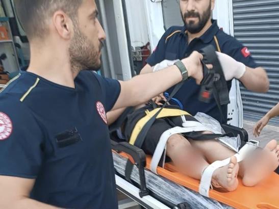 Nusaybin’de 2'nci katın balkonundan düşen çocuk yaralandı