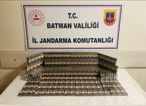 Batman'da 420 paket kaçak sigara ele geçirildi