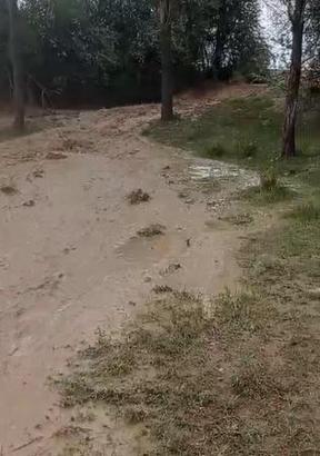 Kırşehir'de sağanak sele neden oldu; tarım arazileri zarar gördü