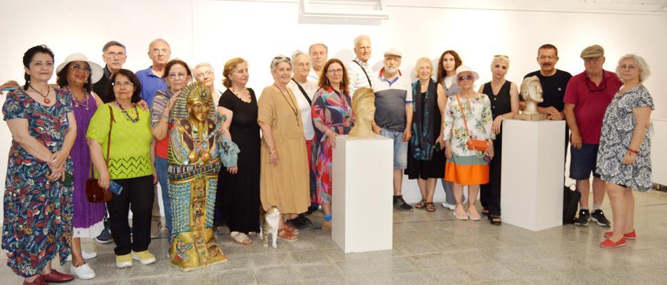 Kursiyerlerin heykel heyecanı