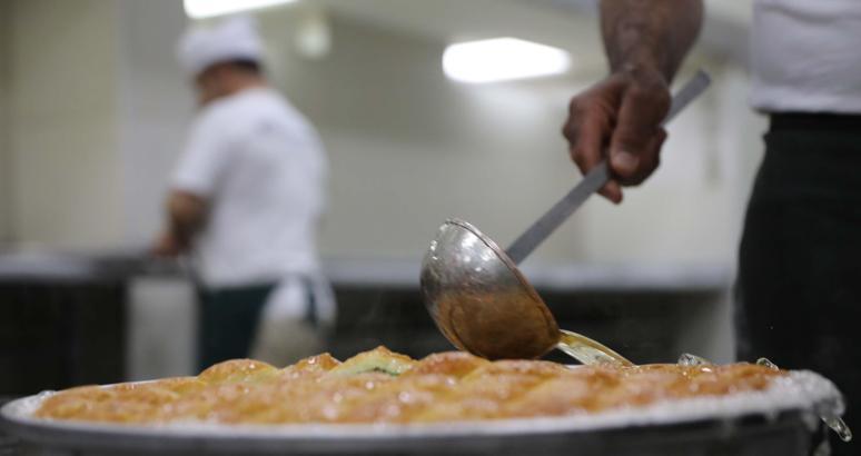 Gaziantep'te baklavacıların bayram telaşı