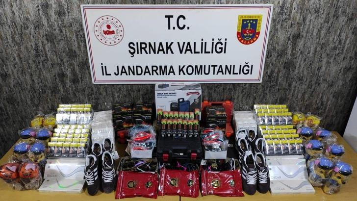 Şırnak’ta, 5 milyon 90 bin TL değerinde kaçak malzeme ele geçirildi