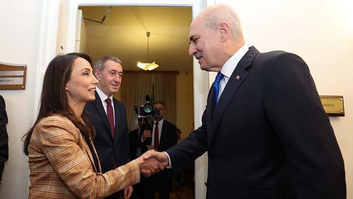 TBMM Başkanı Kurtulmuş, DEM Parti, İYİ Parti, Yeni Yol Partisi ve HÜDA PAR Genel Başkanı Yapıcıoğlu'nu ziyaret etti