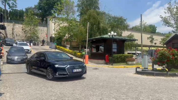 İstanbul- Rusya-Ukrayna heyetleri Çırağan Sarayı'na geldi