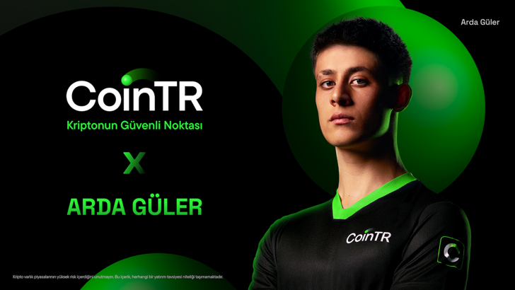 Arda Güler, CoinTR'nin marka yüzü oldu
