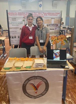 Fen Araştırma Projesi Yarışması'nın şampiyonları Mira ve Beren oldu