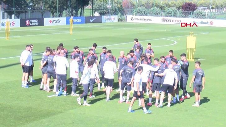 A Milli Futbol Takımı, ABD maçının hazırlıklarına başladı