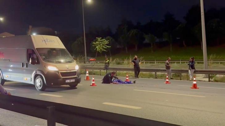 İstanbul - Kağıthane’de otoyolda otomobilin çarptığı yaya hayatını kaybetti