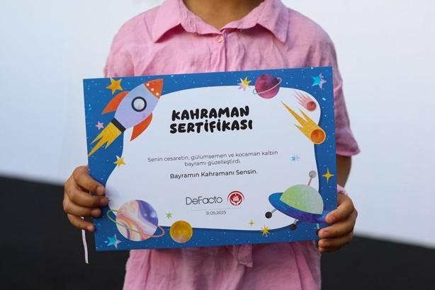 DeFacto, Aile ve Sosyal Hizmetler Bakanlığı korumasındaki çocuklara bayram sevinci yaşattı