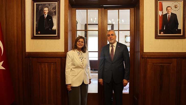 Bakan Işıkhan, Suriye Sosyal İşler ve Çalışma Bakanı Kabawad ile görüştü