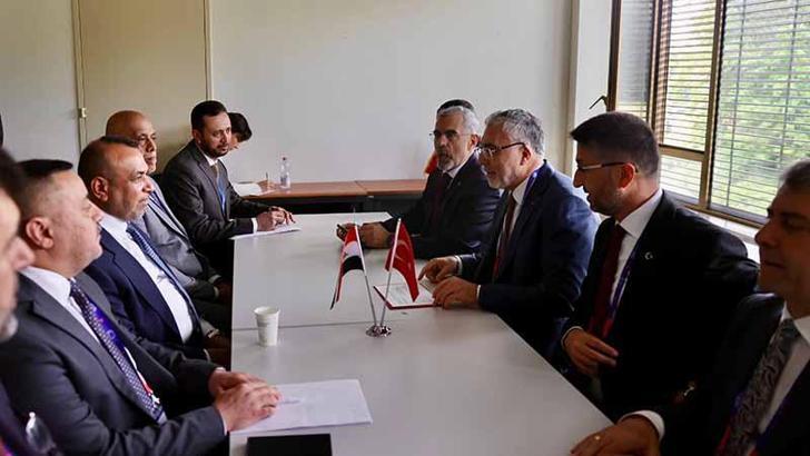 Bakan Işıkhan, Irak Çalışma ve Sosyal İşler Bakanı Jassem Al-Asadi ile görüştü