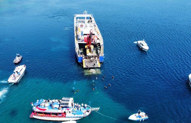 Saros Körfezi'ne tank batırıldı