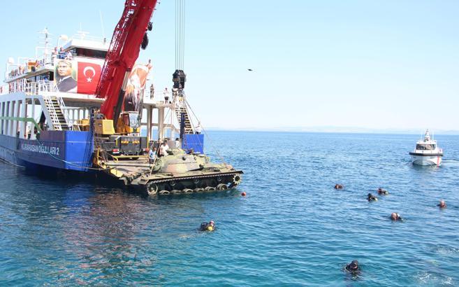 Saros Körfezi'ne tank batırıldı (2)