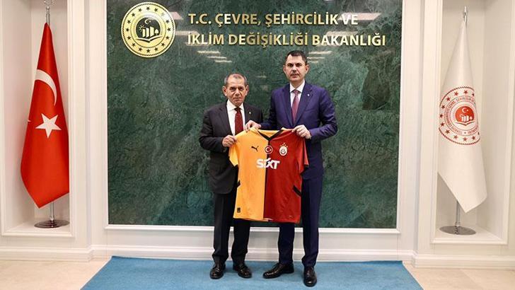 Bakan Kurum, Dursun Özbek'i kabul etti