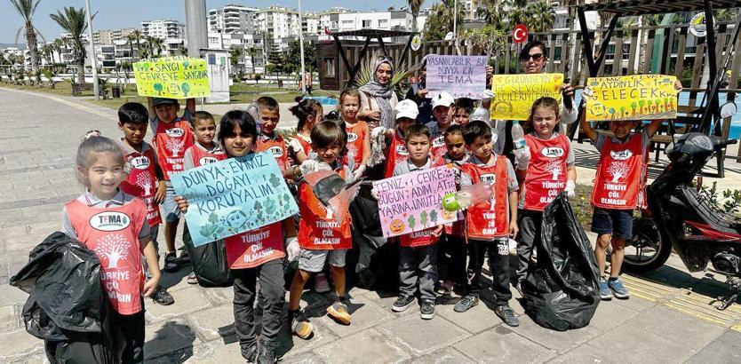Erdemli’de çevre temizliği etkinliği
