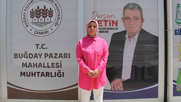Yaşamını yitiren eşinin yerine muhtar seçildi