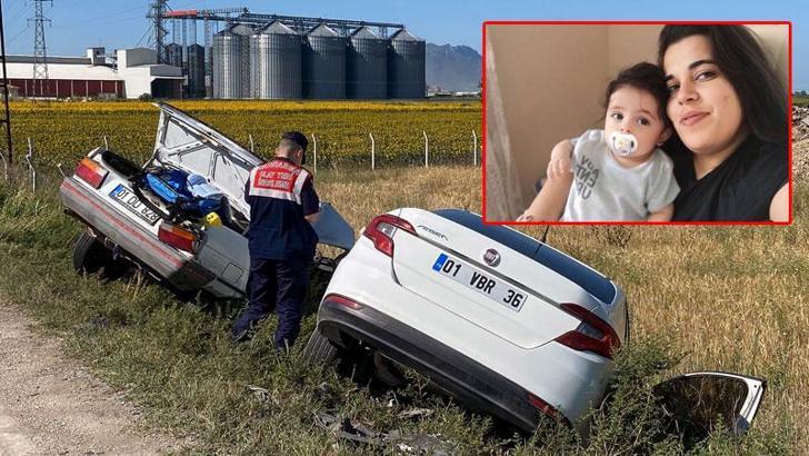 Anne ve bebeği kazada öldü