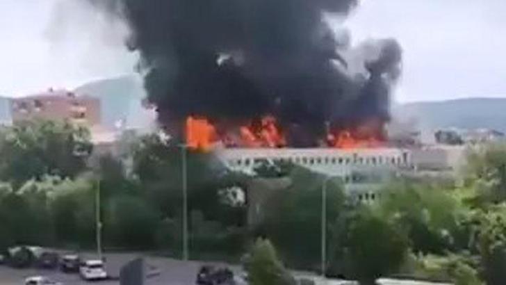 İtalya'daki Tuscia Üniversitesi'nde yangın