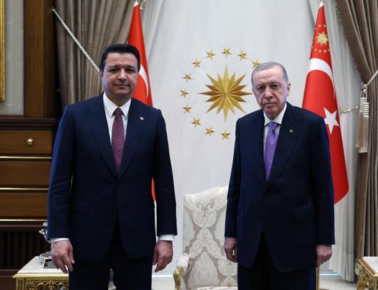 Cumhurbaşkanı Erdoğan, Saadet Partisi Genel Başkanı Arıkan'ı kabul etti