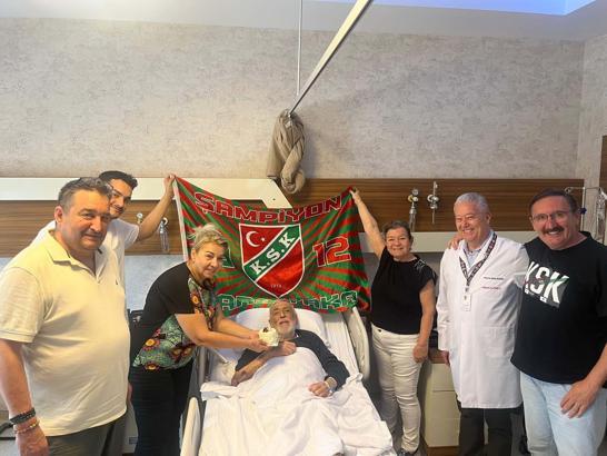 Karşıyaka'da Ateş Özert ameliyat oldu