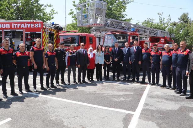 Burdur'da bayramlaşma töreni